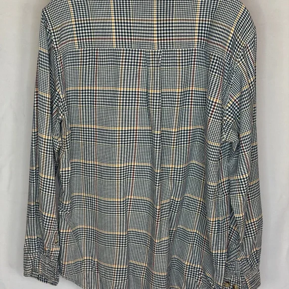 Boston Traders Men's Plaid Shirt - Black, White, and Blue - Picture 4 of 5